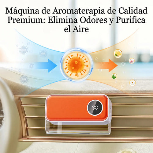 Difusor aromatizador mini rellenable ZeliQ color naranja – foto 3