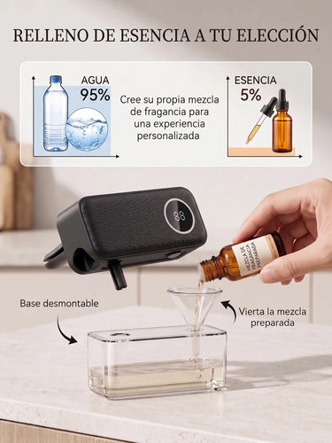 Difusor aromatizador mini rellenable ZeliQ color negro – foto 6