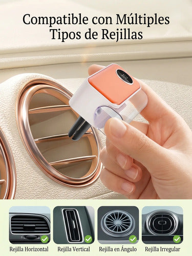 Difusor aromatizador mini rellenable ZeliQ color naranja – foto 6
